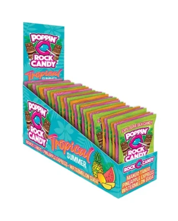 Poppin Rock Candy Tropical 36pc Display