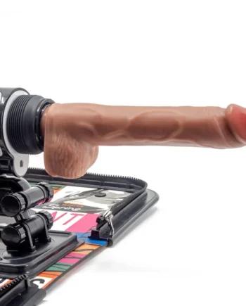 Portable Handbag Sex Machine Attachment - 7.5" Realistic Slim Dildo
