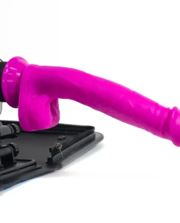Portable Handbag Sex Machine Attachment - 9" Suction Cup Dildo