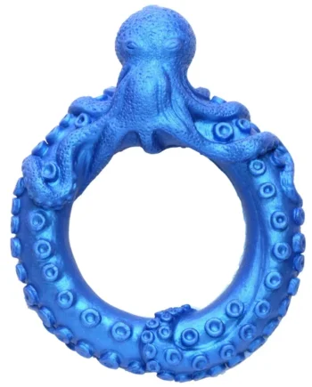 Poseidon's Octo-Ring Silicone Cock Ring - Blue