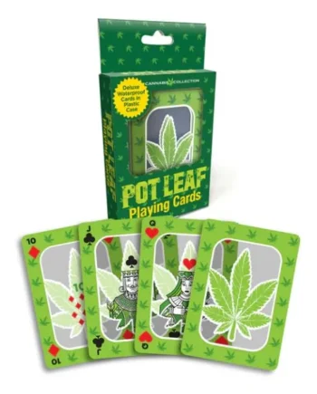 POT LEAF WATERPROOF PLAYING CARDS