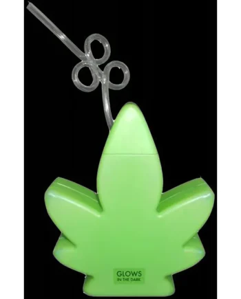Potleaf Cup Glow In The Dark Green Holds 24 Ounce.