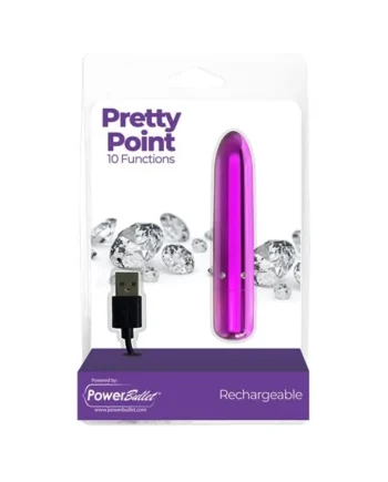 POWER BULLET PRETTY POINT 4IN 10 FUNCTION BULLET PURPLE