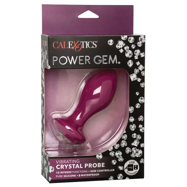 Power Gem Vibrating Crystal Probe - Purple