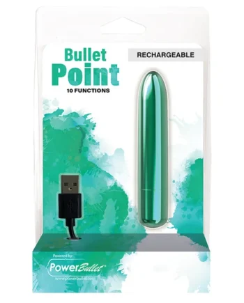 PowerBullet Bullet Point - Bullet Vibrator - USB Rechargeable - Tea