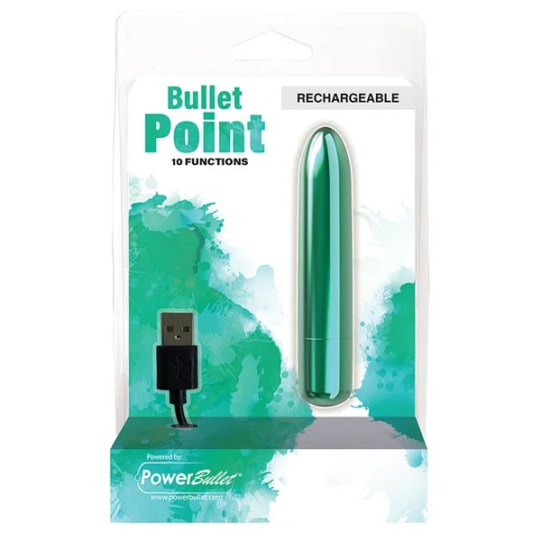 PowerBullet Bullet Point - Bullet Vibrator - USB Rechargeable - Tea