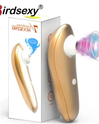Powerful Clit Sucker Vibrator – Tongue Vibrating Nipple Sucking Stimulator