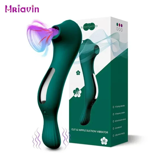 Powerful Sucking Vibrator with Vacuum Suction