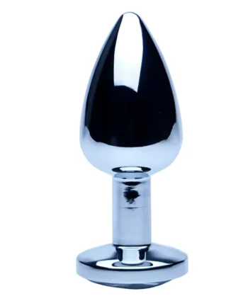 Precious Metals Small Silver Anal Plug