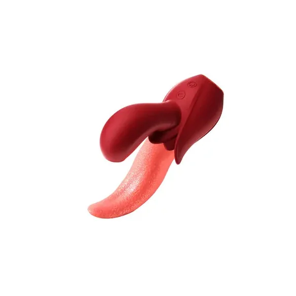Premium 2-in-1 Rabbit Vibrator with Tongue Licking and Thrusting for Ultimate Pleasure