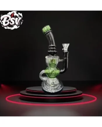Premium Glass Globe 9in Recycler Waterpipe