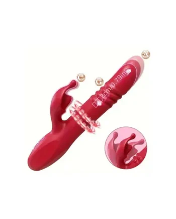 Premium Heating G Spot Vibrator with Clitoral Licking Tongue for Intense Pleasure