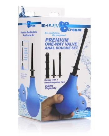 Premium One- Way Valve Anal Douche Set