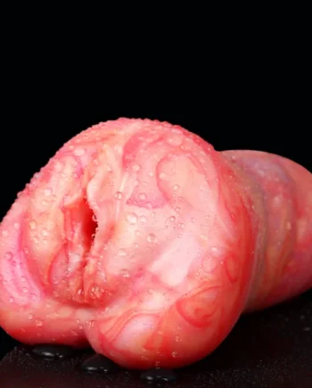 Premium Silicone Pocket Pussy Male Masturbator - Blood-toned Soft Vaginas Sex Toy for Men