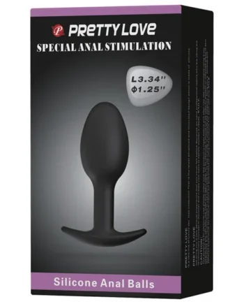 PRETTY LOVE 3.34 SILICONE ANAL PLUG “