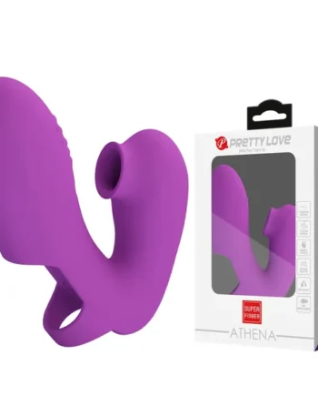 PRETTY LOVE 7 Frequency vibration sucking Finger Vibrator