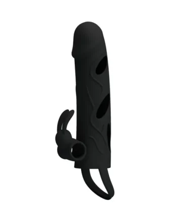 Pretty Love Cage with Vibrating Bullet 14 cm Black