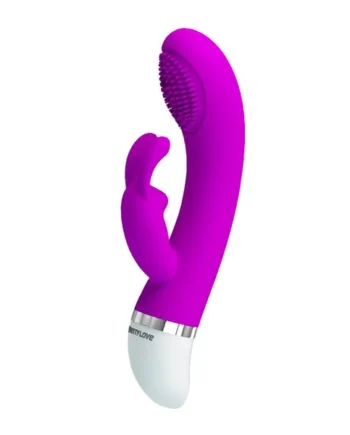 PRETTY LOVE CHRIST RABBIT VIBRATOR SILICONE PURPLE