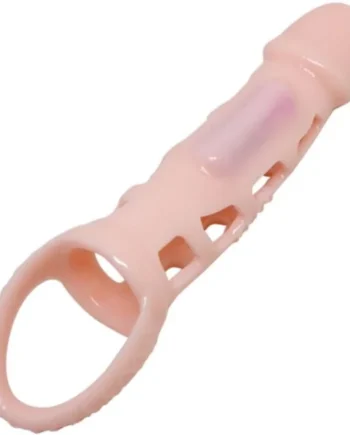 PRETTY LOVE - HARRISON PENIS EXTENDER COVER WITH VIBRATION AND STRAP 13.5 CM