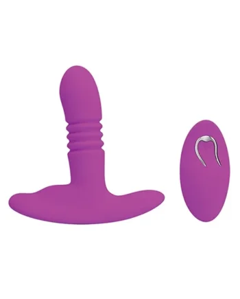 Pretty Love Heather Thrusting Butt Plug – Fuchsia