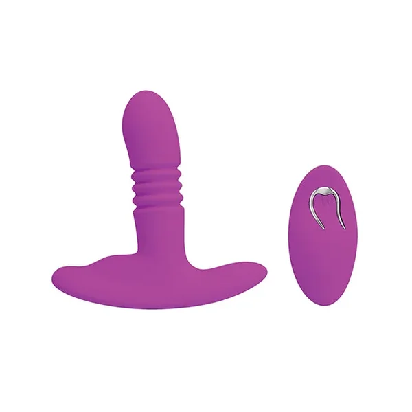 Pretty Love Heather Thrusting Butt Plug – Fuchsia