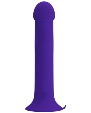 PRETTY LOVE - MURRAY YOUTH VIBRATING DILDO & RECHARGEABLE VIOLET