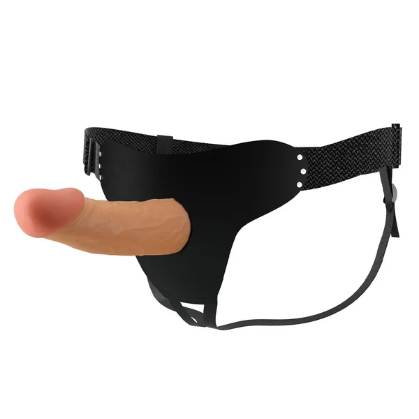 Pretty Love Stark Strap-On Harness Briefs & Hollow 6.9" Dildo