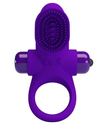 Pretty Love Vibrating Cock Ring II - Purple