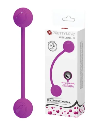 Pretty Love Weighted Silicone Kegel Ball Iii - Fuchsia