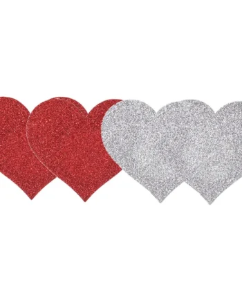 Pretty Pasties Glitter Hearts Set