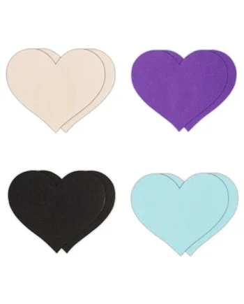 Pretty Pasties Hearts 4pk by NS Novelties