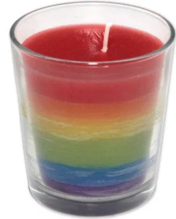 PRIDE - CANDLE CUP WITH LGBT FLAG