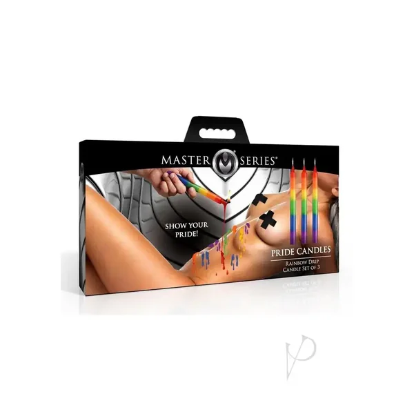 Pride Candles Rainbow Drip (3 Set)