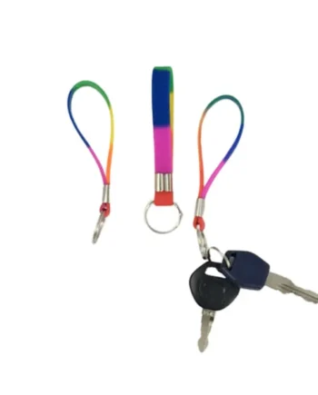 PRIDE - LGBT FLAG SILICONE KEYCHAIN