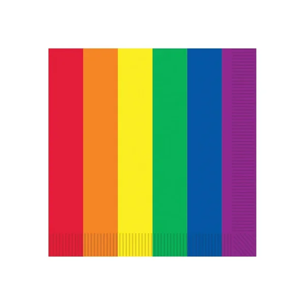Pride Luncheon Napkins – Rainbow Pack of 16