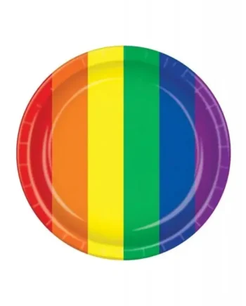Pride Party Sturdy Paper Plates Set