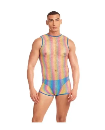 Pride Star Mesh Singlet 2 pc Set