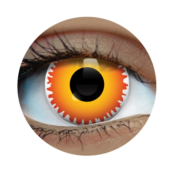 Primal Contact Lenses – Pennywise – Orange & Yellow