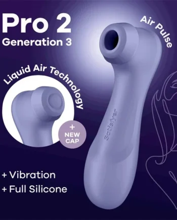 Pro 2 Gen 3 Liquid Air Technology Suction and Vibration Lilac