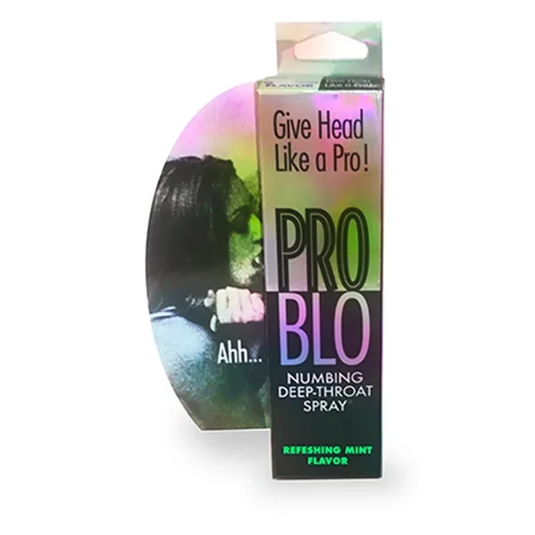 Pro Blo Numbing Deep Throat Spray Refreshing Mint Flavor