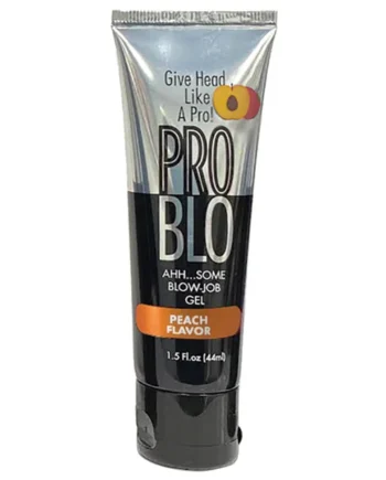 Pro Blo Oral Pleasure Gel - Peach 1.5oz