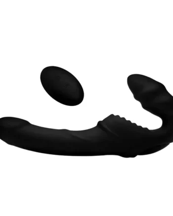 Pro Rider 9x Vibrating Silicone Strapless Strap On With Remote Control