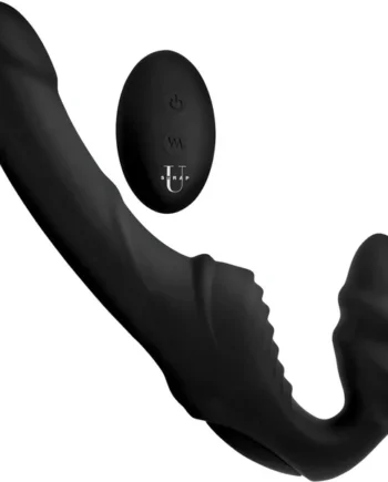 Pro Rider 9X Vibrating Silicone Strapless Strap On With Remote Control By Strap U