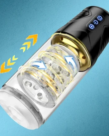 PRO-MILF Automatic Retractable Self Models Masturbating With Loud Ejaculation