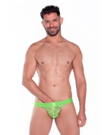Prowler Neon Green Lace Jock Strap XX Large