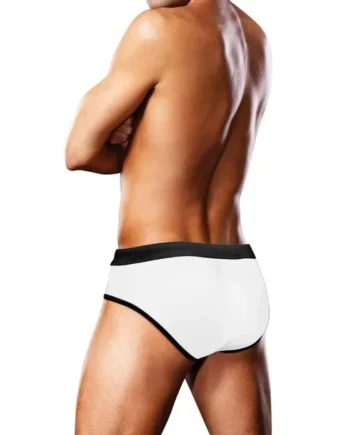 Prowler Oversized Paw Swimming Brief – Medium – White/Rainbow