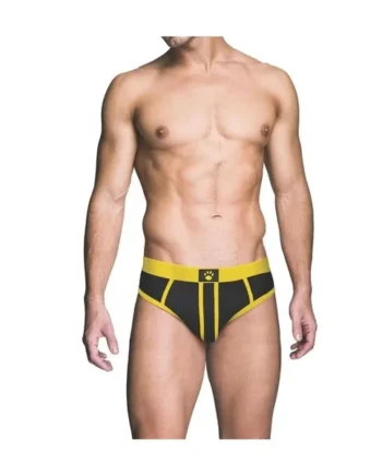 Prowler RED Ass-Less Brief – XL – Black/Yellow