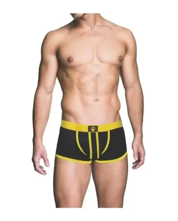 Prowler Red Ass-Less Trunk – Medium – Yellow/Black