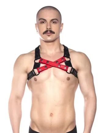 Prowler RED Cross Harness Black/Red S/M