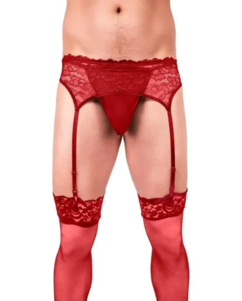 Prowler Red Lace Garter Set Xxlarge